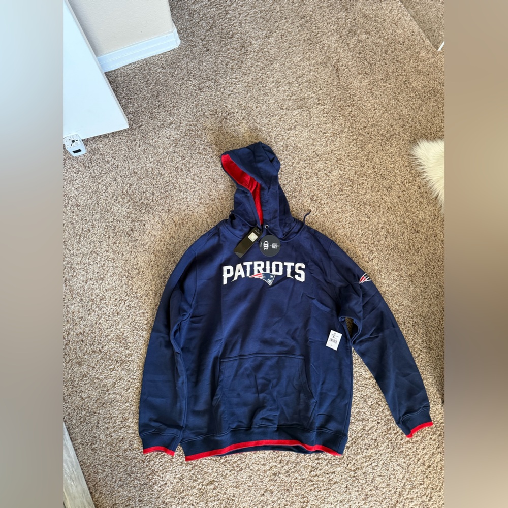 NFL Navy and Red Hoodie